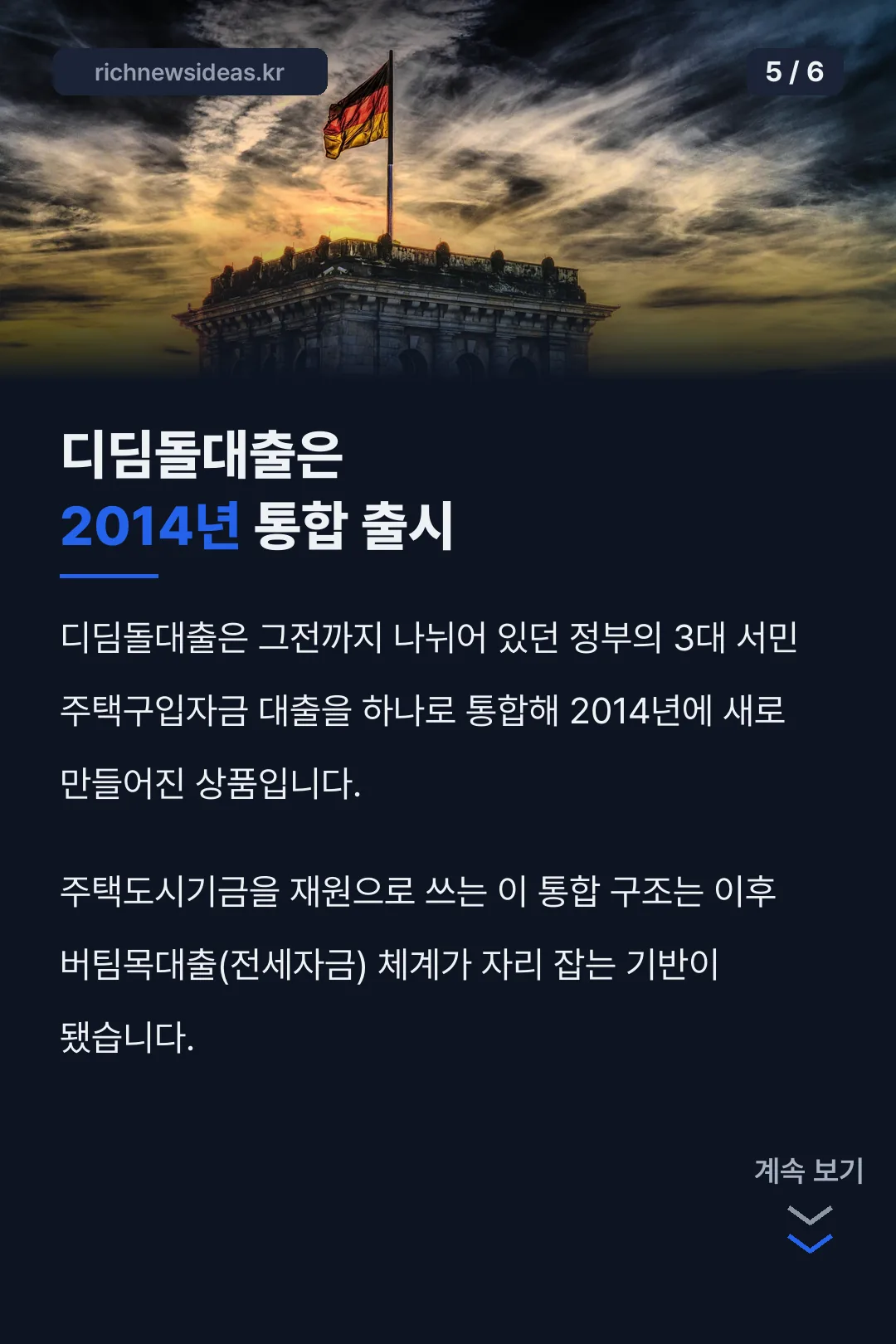 디딤돌대출 통합 출시 유래