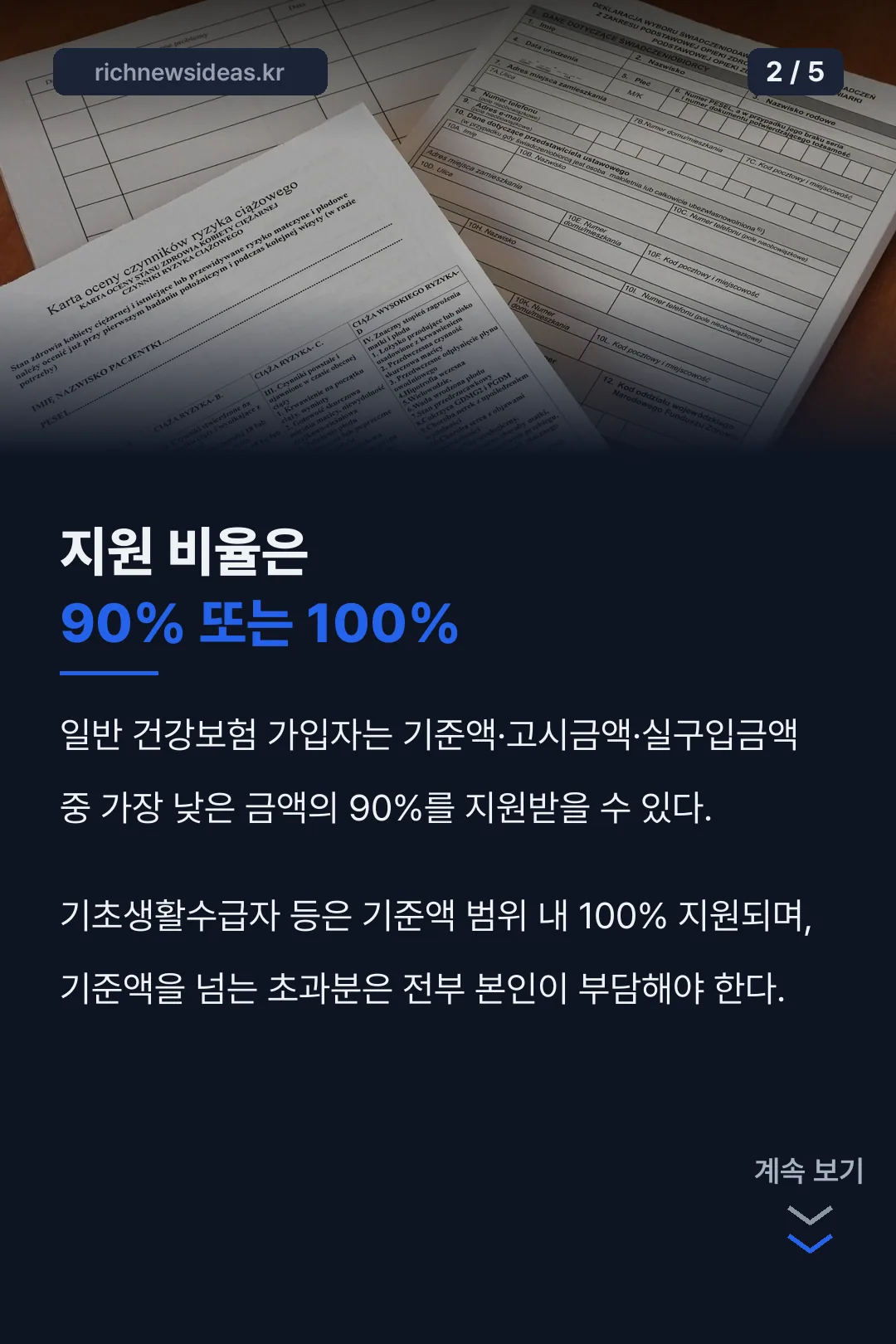 지원 비율 90%·100%